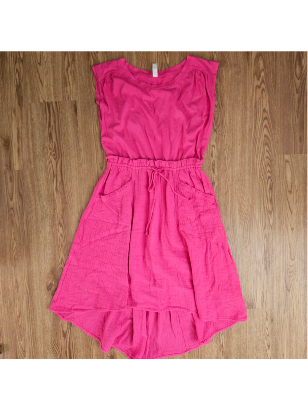 Daily Practice Anthropologie Everyday Sleeveless Tee Dress Athleisure Pink Small